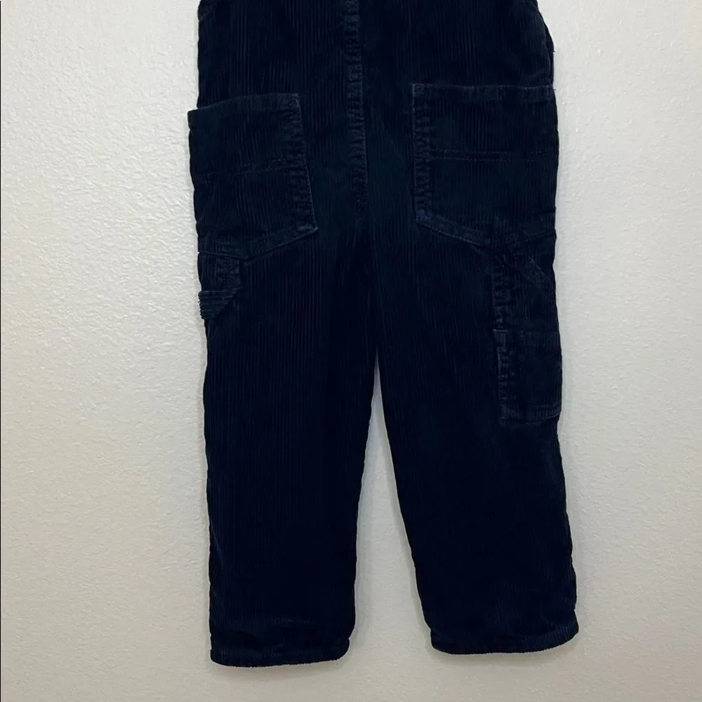 OshKosh B'gosh Toddler Boys' Corduroy Overalls - Navy Blue 3T